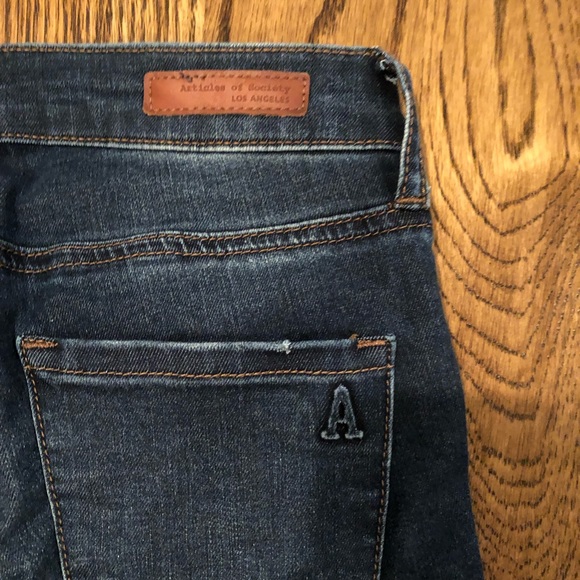 Articles of Society Los Angeles Skinny Straight Leg Jeans Jeggings 24 Nordstrom - Picture 5 of 6